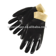 PVC dipped glove with smooth finish for machine operator